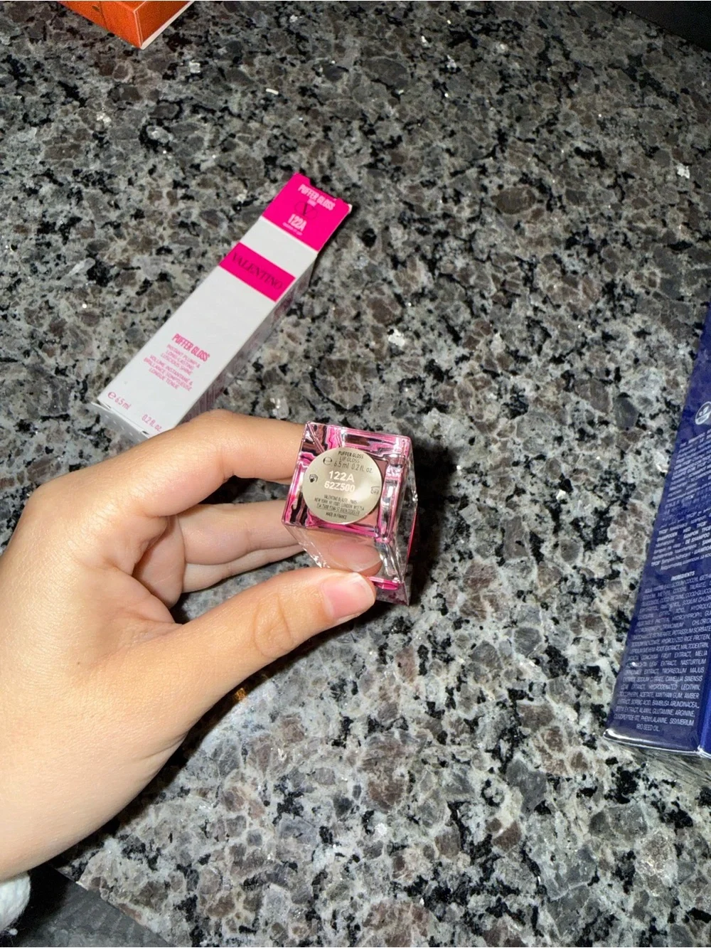 Valentino Puffer Gloss Liquid Lipstick - Nude Shade 122A